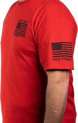 Miniatura 3 de Bone Head Outfitters Camiseta clásica roja - Remember Everyone Deployed R.E.D. Friday