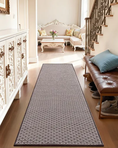 Miniatura 10 de LUMI Tapete Interior para Puerta de Entrada 24''x36'', Absorbente, Atrapa Suciedad, Perfil Bajo Delgado, Tapetes Antideslizantes con Respaldo