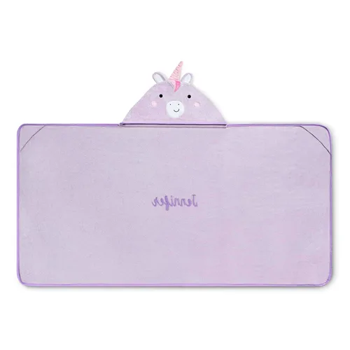Miniatura 2 de Delta Children - Toalla de baño con capucha personalizada para niños con bolsillos - Super suave y absorbente - Gran regalo para niños y niñas