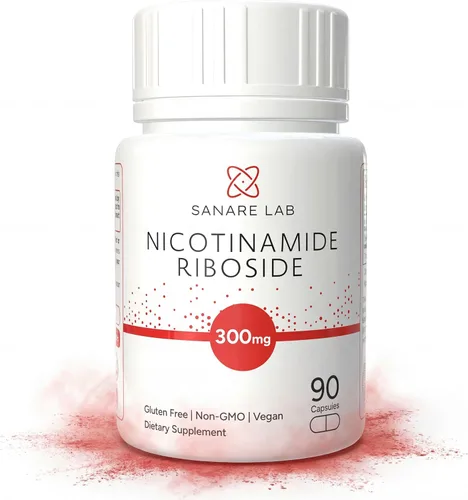 Suplemento NAD+ con ribósido de nicotinamida (NR) 300 mg | Apoyo de energía celular y metabolismo | 90 cápsulas