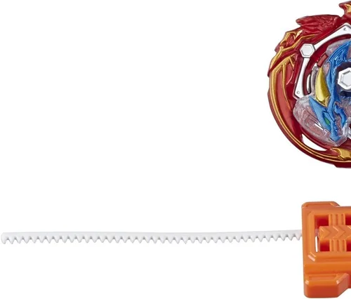 Miniatura 2 de Bey Blade Burst Rise Hypersphere Glyph Dragon D5 - Paquete de iniciación – Stamina Type Battling Top Toy y lanzador de giro derecho/izquierdo, a