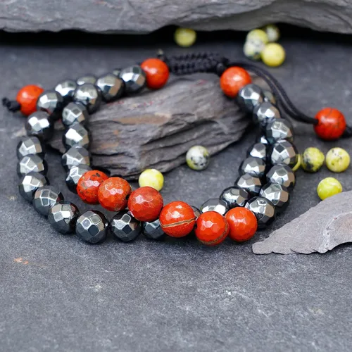 Miniatura 19 de Pulseras de cristal curativo para mujeres y hombres, espiritual, energía positiva y equilibrio, pulseras de cuentas de cristal natural hechas a mano