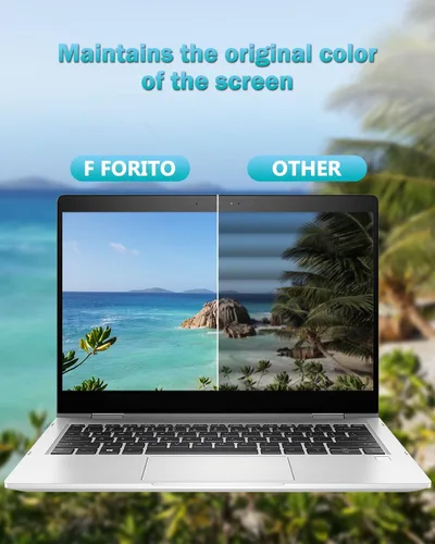 Miniatura 5 de F FORITO Paquete de 2 protectores de pantalla para laptop de 15.6 pulgadas, protector de pantalla de computadora compatible