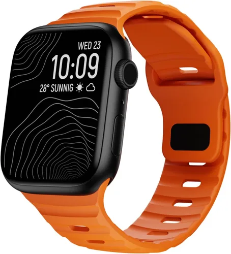 Miniatura 12 de Correa de silicona impermeable compatible con Apple Watch Ultra de 49mm 46mm 45mm 44mm 42mm 41mm 40mm 38mm, bandas deportivas para hombres y mujeres