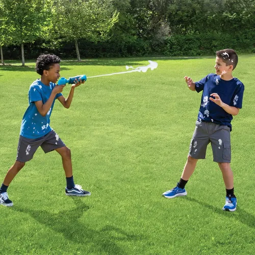 Miniatura 4 de Fom Mania Quickshot - Pistola de espuma para niños y adultos, paquete de 2 unidades exclusivo de Amazon, pistola de espuma no tóxica para niños