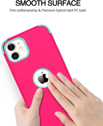 Miniatura 8 de BENTOBEN para iPhone 12 Funda, Funda para Teléfono iPhone 12 Pro, Resistente 2 en 1 Protección Completa Rugosa a Prueba de Golpes Híbrida