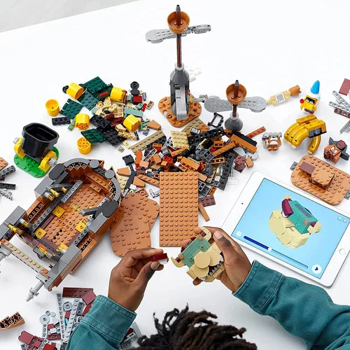 Miniatura 4 de LEGO Super Mario Bowser's Airship Expansion Set 71391 Juguete de construcción para niños; nuevo 2021 (1,152 piezas)
