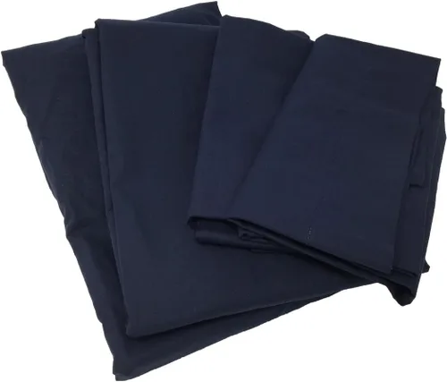 Miniatura 4 de Juegos de sábanas de 4 piezas y funda de almohada, 1 sábana ajustable de 33 x 75 pulgadas, 1 sábana plana de 64 x 94 pulgadas, 2 fundas de almohada