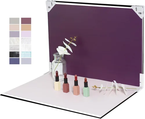 Miniatura 12 de Tablero de fondo de fotos Fotografía del producto: 10 piezas de 20 patrones Kit de fondo de comida de mesa - Accesorios planos para joyas
