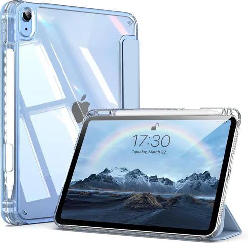 Miniatura 13 de Funda para iPad (A16) de 11ª generación de 11 pulgadas 2025, funda para iPad de 10.9 pulgadas 2022 de 10.9 pulgadas con soporte para lápices, funda
