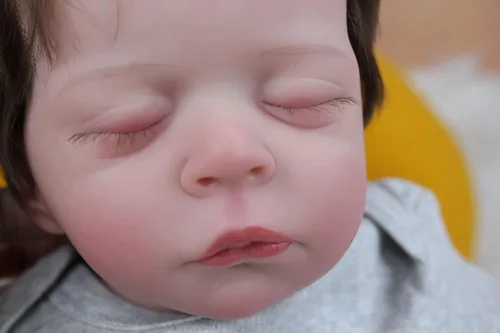 Miniatura 3 de 50 CM 3D Pintura Piel Suave Silicona Bebé Reborn Muñeca Niño Como Real Dormir Recién Nacido Vivo para Niña Regalo Arte Bebe Vestir Juguete