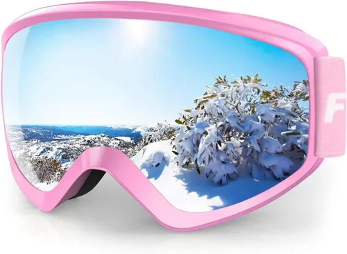 Miniatura 13 de findway - Gafas de esquí y snowboard para niños, niñas, jóvenes, diseño para usar sobre lentes