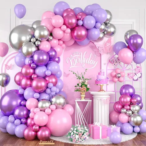Miniatura 17 de Kit de Arco de Globos Paready Graduación 2025, 120 Piezas de Arco de Globos Graduación Negro y Dorado, Globos de Confeti Negro y Dorado Metálicos