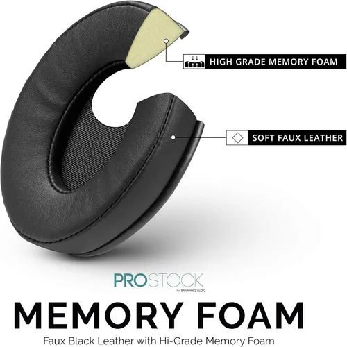 Miniatura 6 de Brainwavz ProStock ATH M50X - Almohadillas mejoradas, mejora la comodidad y el estilo sin cambiar el sonido. Almohadillas diseñadas para auriculares