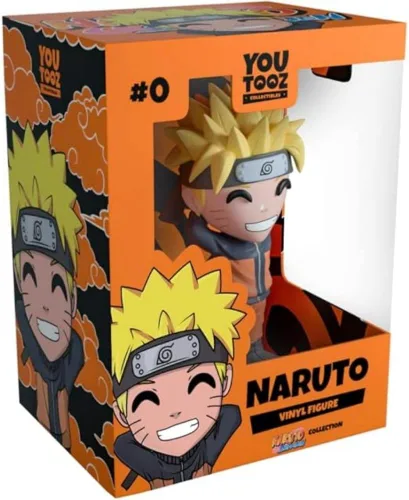 You Tooz Naruto - Figura de vinilo de 4.9 pulgadas, colección Uzamaki coleccionable del anime de Naruto, negro, amarillo, pequeño