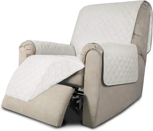 Miniatura 296 de Easy-Going - Funda para sofá, futón y sillón sin reposabrazos, reversible, resistente al agua, para mascotas y niños (azul oscuro/azul claro)