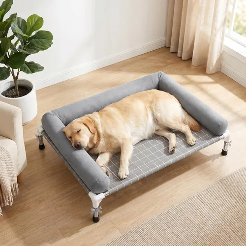 Miniatura 8 de Cama elevada para mascotas, cama para perros pequeños, cama elevada para perros pequeños para uso en interiores y exteriores para mascotas pequeñas