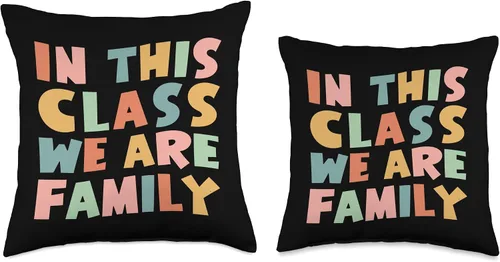 Miniatura 3 de Kindergarten and School - Funny Gift Idea In This Class We Family Learning Kindergarten - Almohada escolar, 16 x 16 pulgadas, multicolor