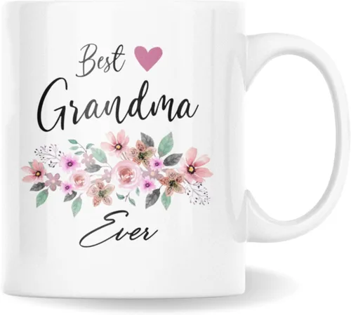 Vivulla68 Mejor Taza de Café para la Mejor Abuela - Regalo Divertido Para Abuelas, Grammy, Abuelita, Nana, Gigi, Mimi, Mamaw - Regalo Genial Para la
