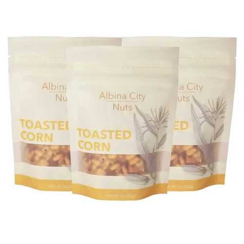 Miniatura 9 de Albina City Nuts Maíz tostado picante, extremadamente picante y sabroso, con un suave crujido hecho de ingredientes no transgénicos libres