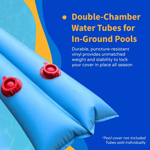 Miniatura 6 de Blue Wave Tubo de agua doble de 8 pies para cubierta de piscina de invierno, paquete de 5