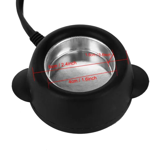 Miniatura 3 de Mini olla caliente de temperatura constante, pegamento para extensión de cabello, olla de fusión ligera y portátil, peluca de calor, estufa