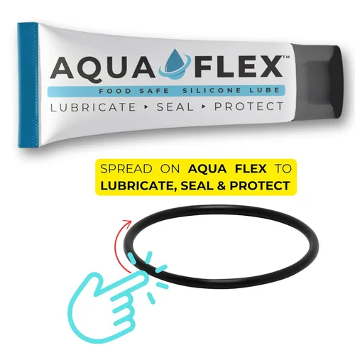 Miniatura 2 de Aqua Flex Grasa lubricante de silicona prémium Grado alimenticio registrado por la NSF Solución de lubricante versátil para piscina y spa