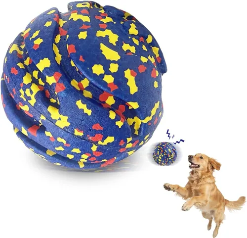 Miniatura 14 de Mankoda Pelotas para Perros, Pelotas de Tenis Indestructibles para Perros, 2.5 Pulgadas Juguetes Duraderos y Saltarines para Perros