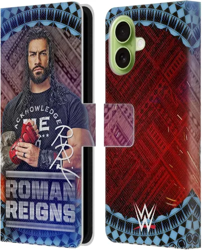 Miniatura 66 de Head Case Designs Officially Licensed WWE Distressed Logo Roman Reigns Leather Wallet Case Compatible with Apple iPhone 11