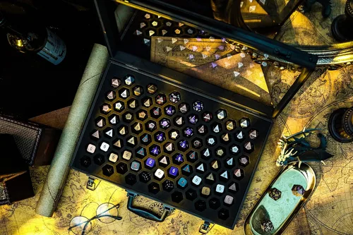 Miniatura 3 de Dice Palace - Estuche de almacenamiento y exhibición de dados 2 en 1 para guardar juegos y colecciones de dados DND Pathfinder Call of Cthulu - Caja