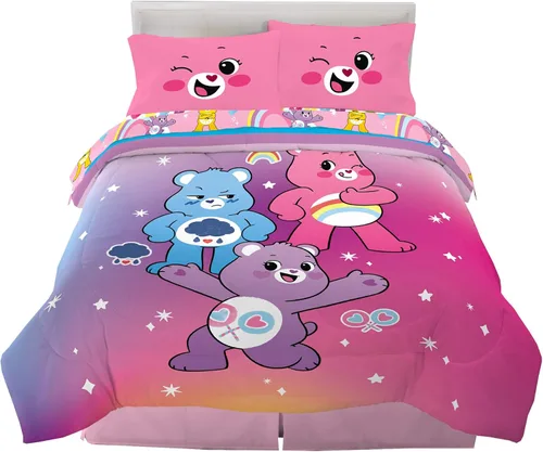 Miniatura 50 de Franco Ropa de cama súper suave para niños, juego de edredón y sábanas, 5 piezas, tamaño completo, Batman