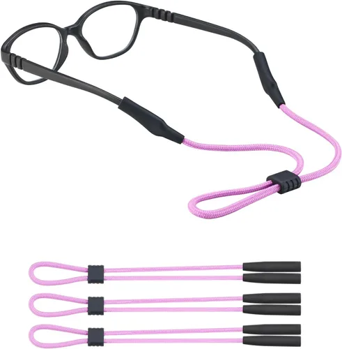 Miniatura 11 de Correa para lentes de sol para niños, niñas y niños pequeños, soportes ajustables para anteojos alrededor del cuello, correa para gafas, cordón