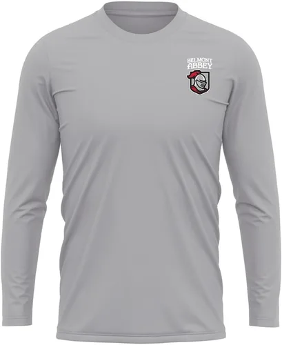 Miniatura 191 de Camisa deportiva de manga larga oficial de la NCAA Collegiate para hombre, con logotipo en el pecho izquierdo, colección Athletic Heather