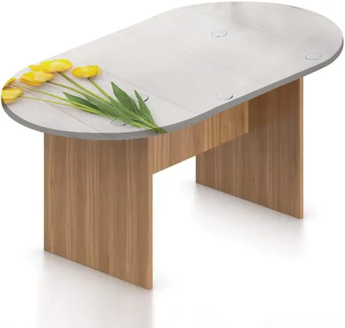 Miniatura 15 de XISUNYA Mantel ovalado ajustable de poliéster elástico, diseño de azulejos geométricos coloridos tradicionales, estampado oriental, se adapta a