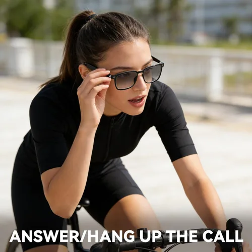 Miniatura 7 de Lentes inteligentes Bluetooth para hombres y mujeres, lentes inteligentes Ai con audio de oído abierto, control de voz, traducción en tiempo real