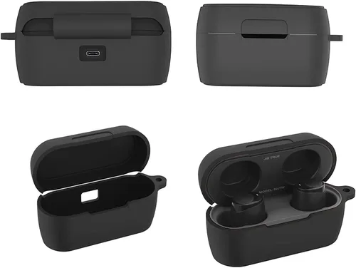 Miniatura 2 de JIB - Funda de repuesto para auriculares inalámbricos Skullcandy Jib, funda protectora de silicona negra LEFXMOPHY