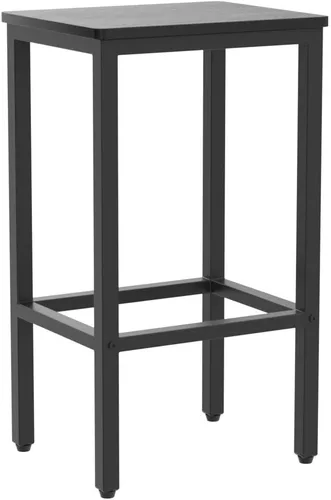 Miniatura 4 de MAHANCRIS Taburetes de bar, juego de 2 sillas de bar con reposapiés, taburetes de comedor de 2 piezas, 25.8 pulgadas de altura, taburetes de bar