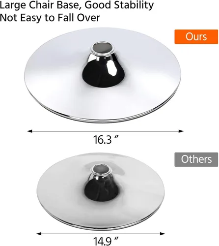 Miniatura 7 de Topeakmart 2 taburetes de bar de cuero PU 360° giratorio bar mostrador silla con respaldo Home Kitchen Bar Taburetes Negro