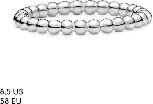 Miniatura 7 de PANDORA Joyería - Anillo de cuentas - Regalo para ella - Plata de ley, Metal