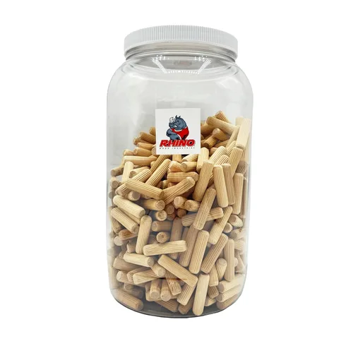 Miniatura 12 de 3/8" x 1 1/2" - Paquete de 500 pasadores de madera - Secados al horno, estriados y biselados (3/8" x 1 1/2", 500 unidades)