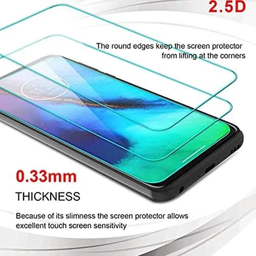 Miniatura 4 de Protector de pantalla de vidrio templado para Motorola Moto G Stylus 2020, vidrio templado de dureza 9H antiarañazos HD para Moto G Stylus 2020