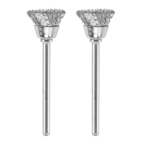 Miniatura 13 de Dremel 405-02 cepillos de cerdas de nailon (paquete de 2), diámetro de 1/8
