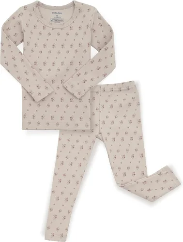 Miniatura 50 de AVAUMA Conjunto de pijama de algodón para bebés y niñas de 6 meses a 7 años