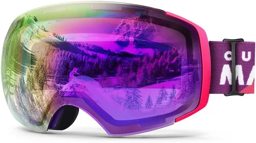 Miniatura 18 de OutdoorMaster Gafas de esquí PRO – sin marco, lente intercambiable, 100% protección UV400, gafas de nieve para hombres y mujeres