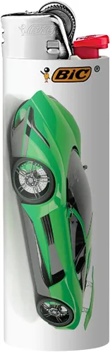 Miniatura 3 de BIC Edición especial Supercar Series Maxi encendedores de bolsillo, juego de 8 encendedores