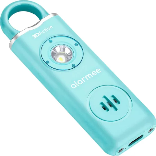 3DActive Alarmee - Alarma de seguridad personal para mujeres, niños, adolescentes y personas mayores, alarma de emergencia de 130 dB, dispositivo de
