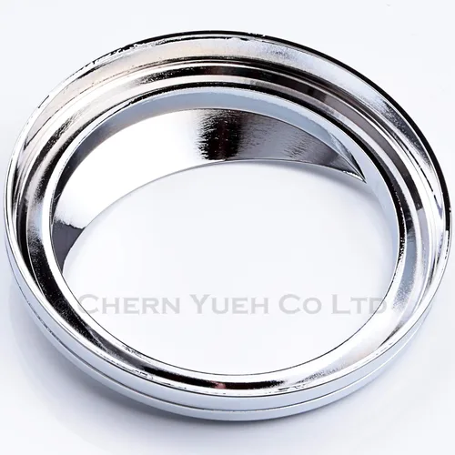 Miniatura 2 de Anillo de ajuste de velocímetro montado en tanque de 5 pulgadas con visera para motocicletas Harley-Davidson 1968-2019 (cromo)
