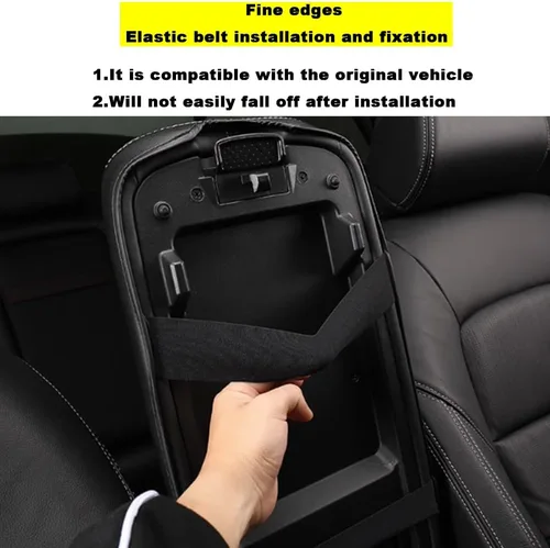 Miniatura 3 de Blazeray Funda de cuero para consola central automotriz para Nissan Altima 2019 2020 2021 2022 2023, de piel, impermeable, antiarañazos, funda