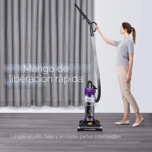 Miniatura 4 de Eureka NEU182B PowerSpeed Aspiradora vertical sin bolsa, color morado