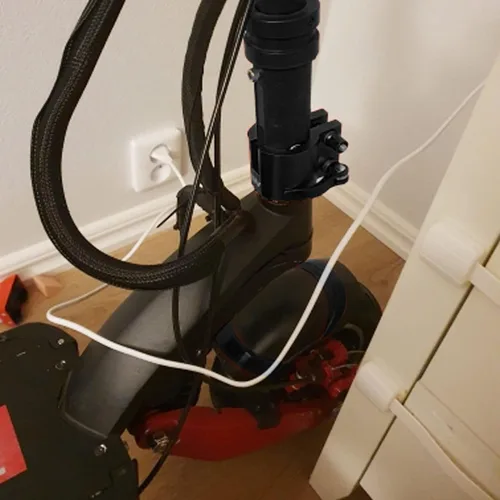 Miniatura 3 de Alomejor Cerradura de scooter eléctrico, palanca de liberación rápida, abrazadera resistente con llave hexagonal, cerradura de seguridad